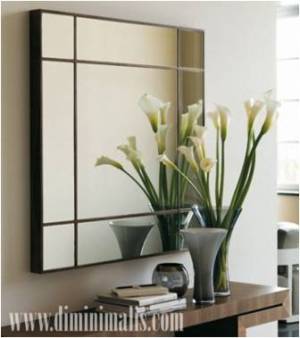 Model cermin dinding minimalis