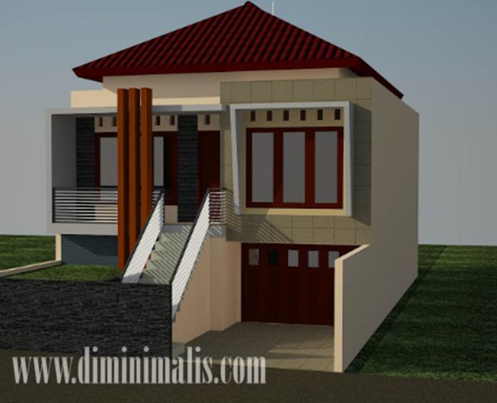 rumah minimalis lahan miring, rumah minimalis tanah miring, desain rumah minimalis lahan miring, desain rumah minimalis di lahan miring
