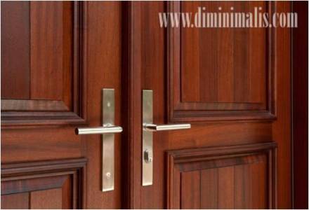 Bahan Pintu yang Kuat, pintu anti maling, cara membuat pintu geser, Model handle pintu utama