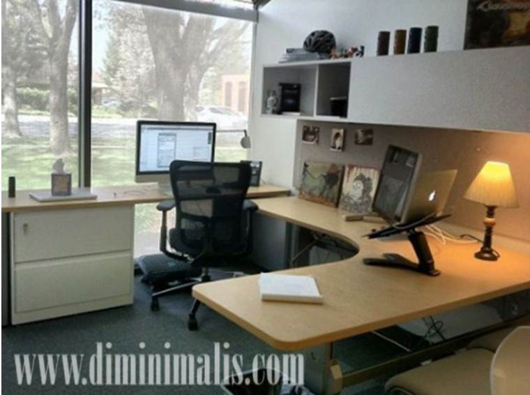 ruang komputer pribadi, desain ruang kerja pribadi, ruang kerja di rumah