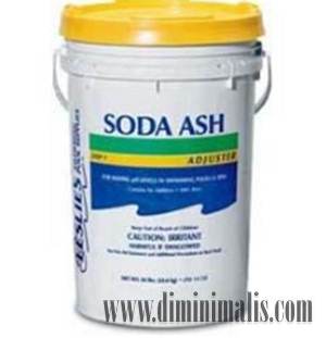 manfaat soda ash, manfaat soda ash untuk kolam renang, fungsi soda ash pada air