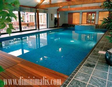 Desain Kolam Renang Indoor, Desain Kolam Renang Indoor minimalis, desain kolam renang dalam rumah