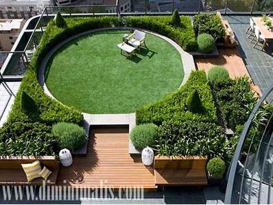 Taman Atap Rumah, Taman Atap Rumah minimalis, taman atap rof garden