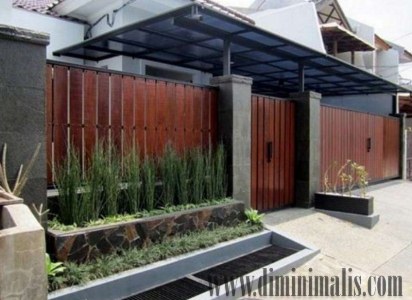 Jenis-jenis pagar rumah minimalis, pagar kayu, pagar kayu minimalis, pagar rumah kayu sederhana