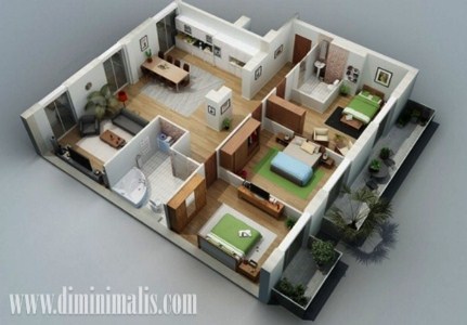 Kriteria Rumah Minimalis Ideal, ukuran rumah ideal keluarga, ukuran stadar rumah , Tips Menata Rumah Tipe 36, Tips Menata Rumah Type 36, desain renovasi rumah type 36
