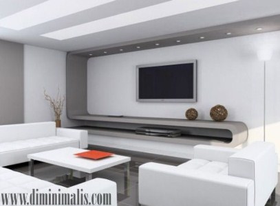 Rumah Cantik Dengan Warna Putih, desain rumah putih minimalis, kombinasi warna cat tembok