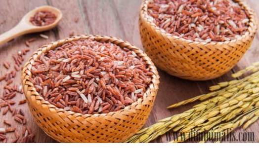 khasiat beras merah, manfat beras merah, cara diet dengan beras merah 