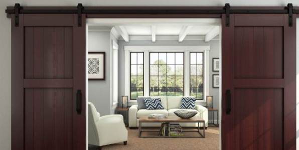 Penataan Dekorasi Ruang Tamu Pintu Tengah dengan Furniture