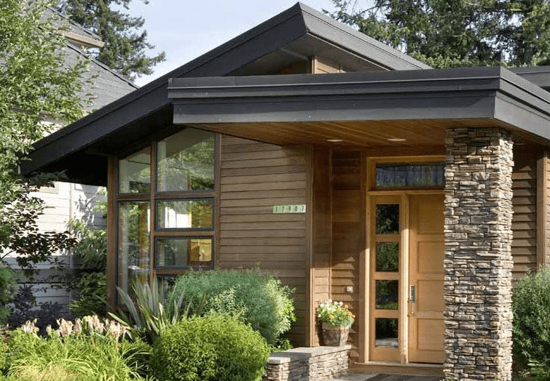 Desain Rumah Kayu Modern