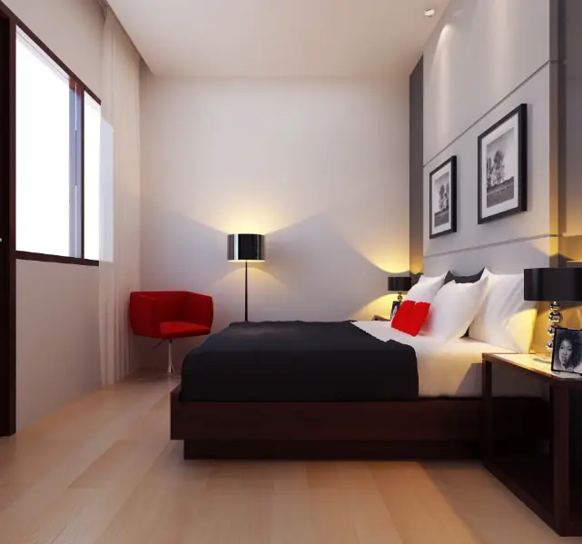 Desain kamar tidur minimalis ukuran 2x3