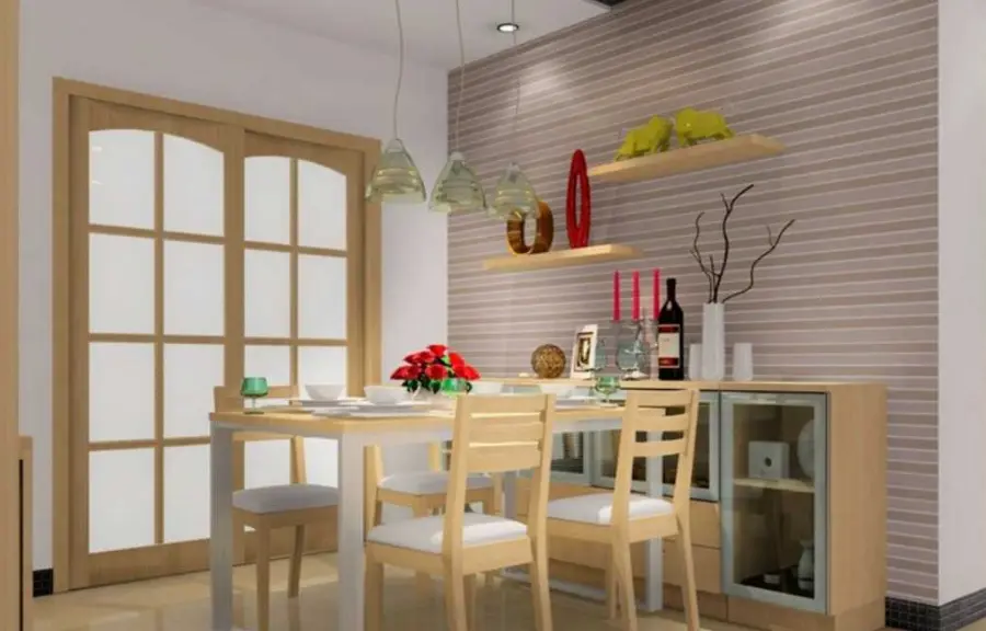 desain interior minimalis di ruang makan