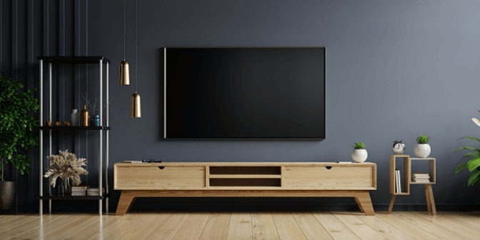 desain ruang tv minimalis modern