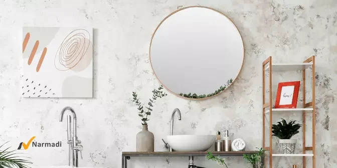 dekorasi cermin kamar mandi