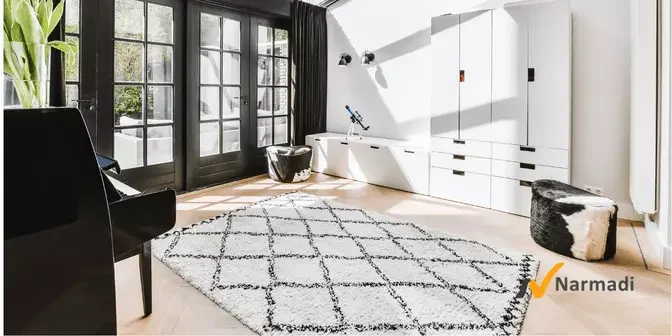 karpet yang nyaman untuk dekorasi ruang keluarga