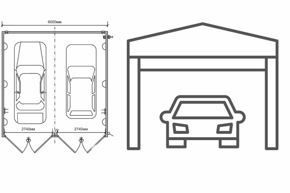 ukuran carport standar