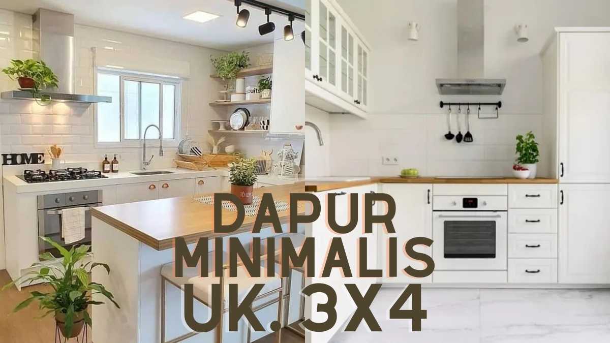 Desain Dapur Minimalis 3x4