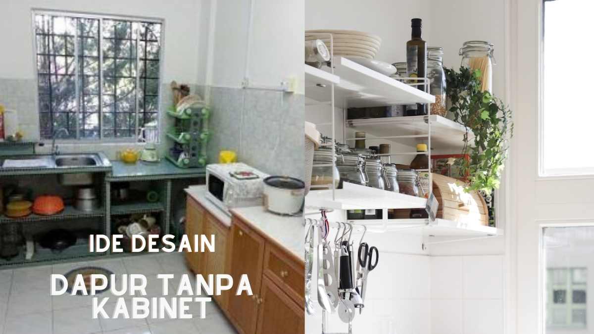 dapur sederhana tanpa kabinet
