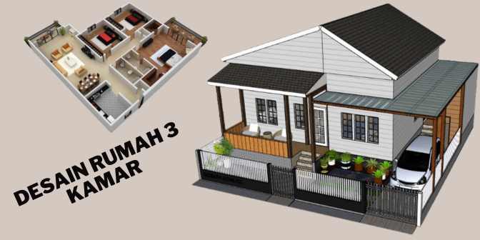Desain Rumah Sederhana 3 Kamar di Kampung