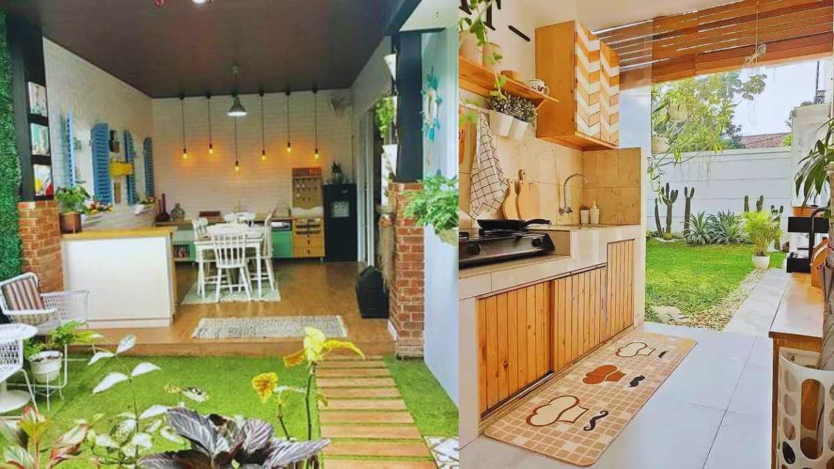 Dapur dan Taman Belakang Rumah Minimalis