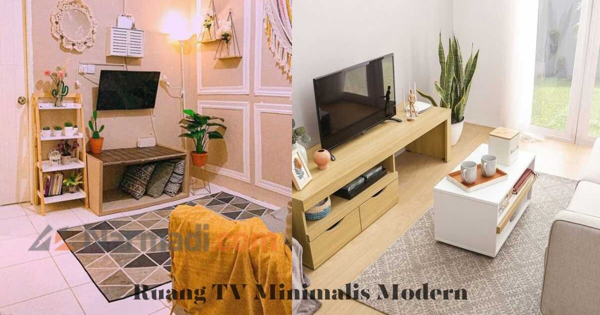 Desain Ruang TV Minimalis Modern