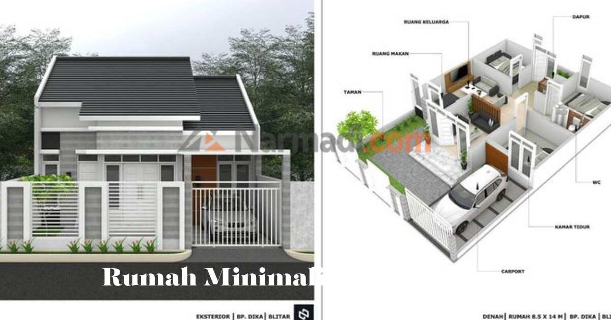 Desain Rumah Minimalis 3 Kamar Ukuran 7x10
