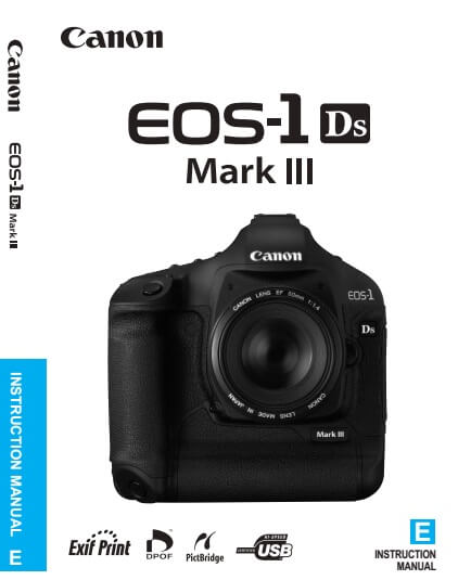 EOS-1Ds Mark III User Manual