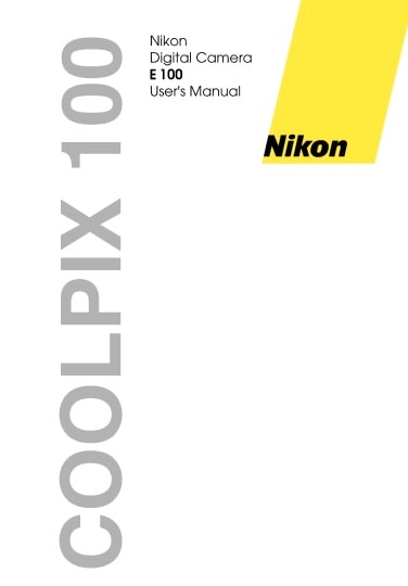 Nikon Coolpix 100 Manual
