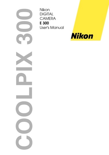 Nikon Coolpix 300 Manual