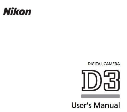 Nikon D3 Manual
