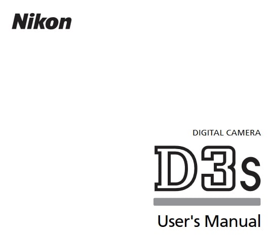 Nikon D3S Manual