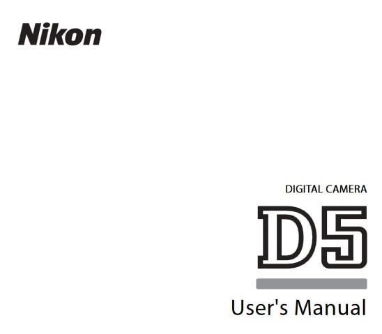 Nikon D5 Manual