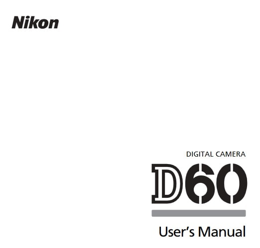 Nikon D60 Manual
