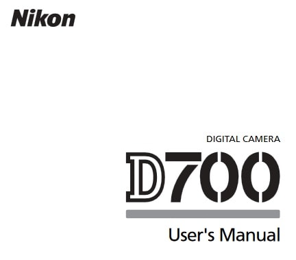 Nikon D700 Manual