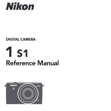 Nikon 1 S1 Manual