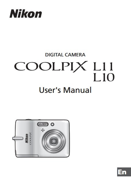 Nikon Coolpix L10 Manual
