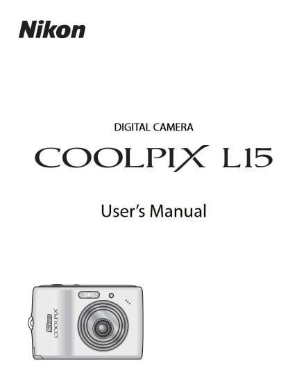 Nikon Coolpix L15 Manual