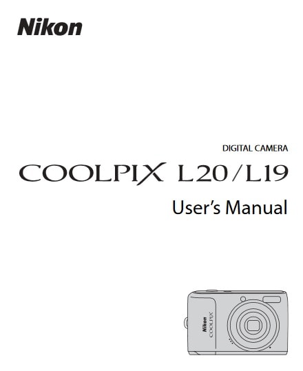Nikon Coolpix L20 Manual