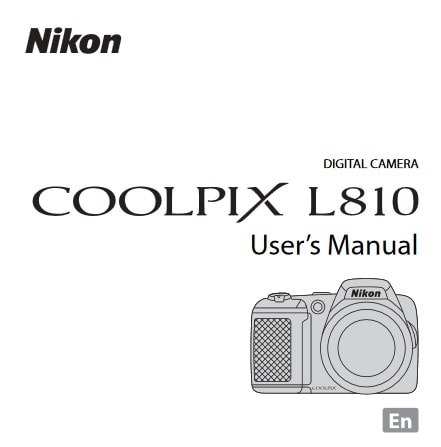 Nikon Coolpix L810 Manual