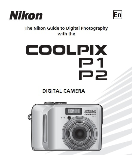 Nikon Coolpix P1 Manual, Camera Owner User Guide and Instructions