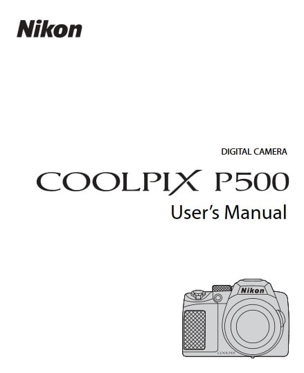 Nikon Coolpix P500 Manual