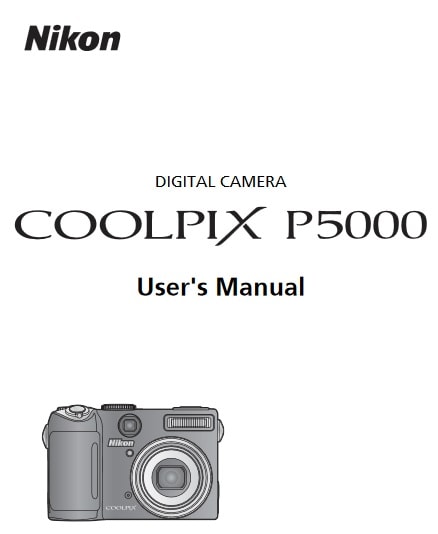 Nikon Coolpix P5000 Manual