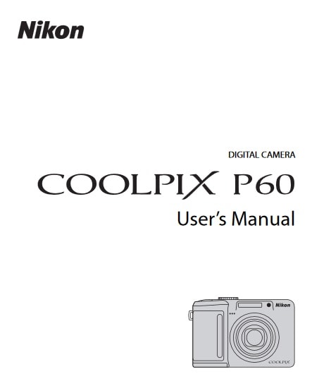 Nikon Coolpix P60 Manual