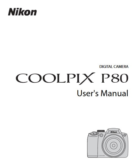 Nikon Coolpix P80 Manual
