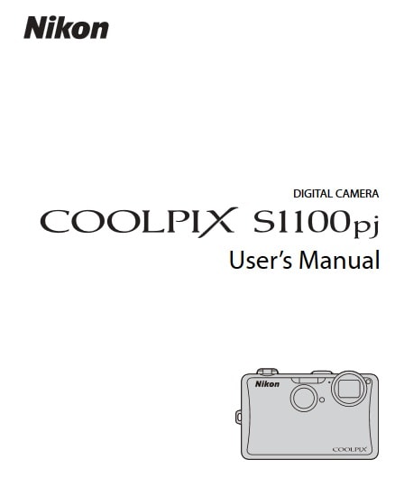 Nikon Coolpix S1100pj Manual
