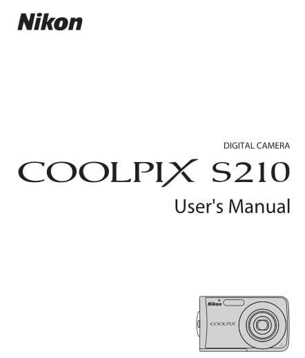 Nikon Coolpix S210 Manual