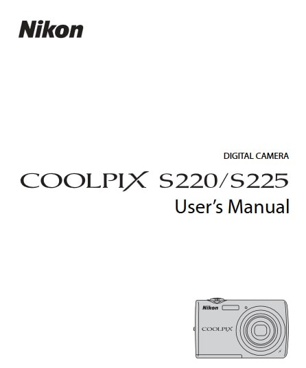 Nikon Coolpix S225 Manual