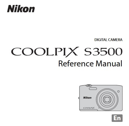 Nikon Coolpix S3500 Manual