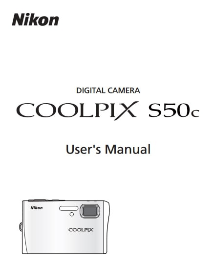 Nikon Coolpix S50c Manual