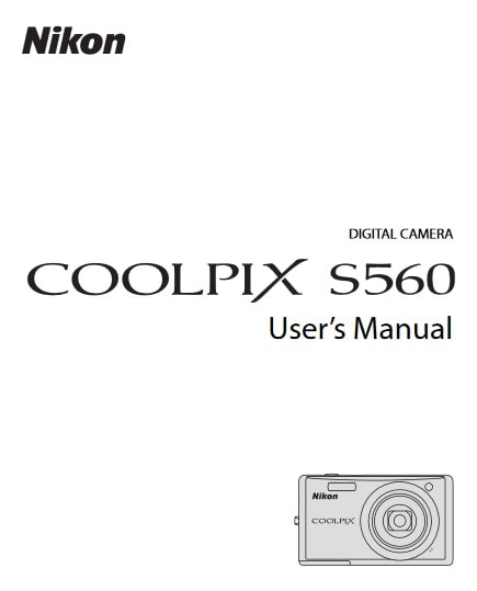 Nikon Coolpix S560 Manual
