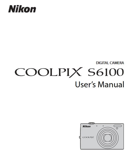 Nikon Coolpix S6100 Manual